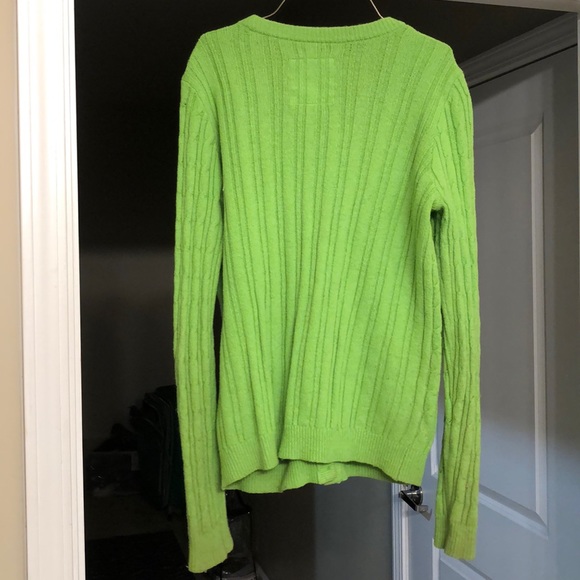 Hollister Green Sweater Jacket - Picture 4 of 4